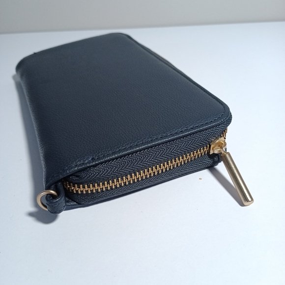 Thirty one Wallet All About the Benjamins Midnight Navy Pebble New - Picture 4 of 14